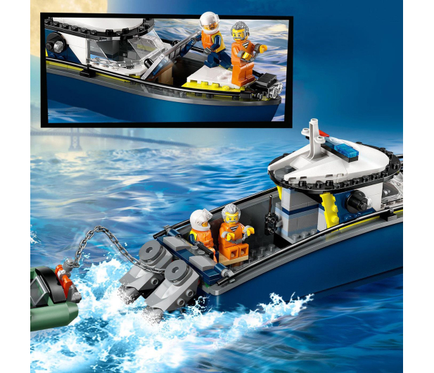LEGO City 60456 Pościg łodzią policyjną - 1331641 - zdjęcie 3